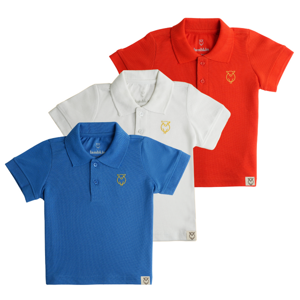 Boys Polo - Pack of 3 - Summer