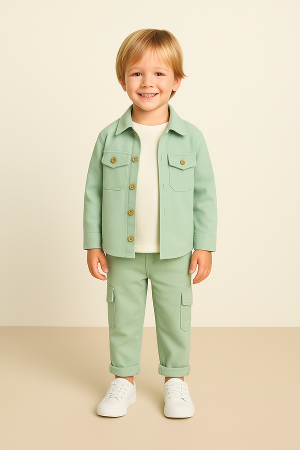 Mint Boys Winter Cord Set - 3 Pieces Suit