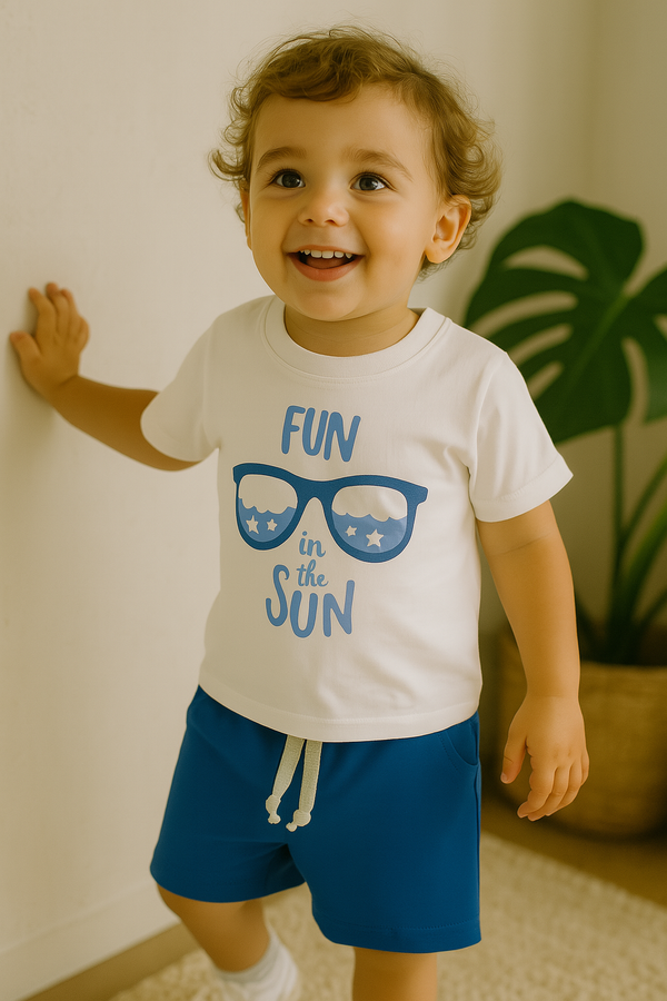 Boys - Sun Tee & Shorts Set