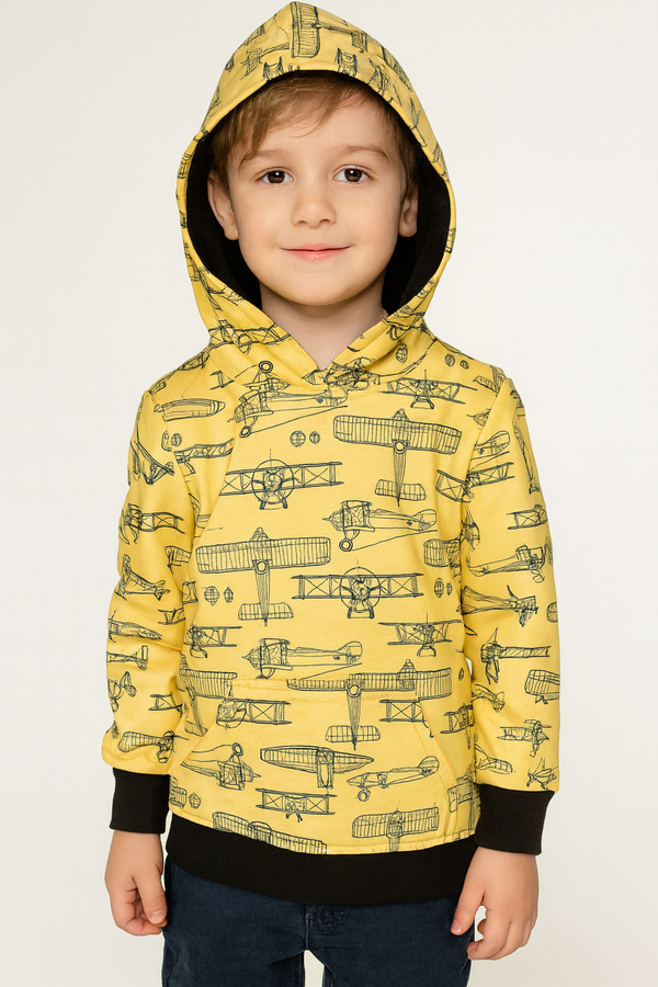 Windbreaker Pullover Hoodie - Aeroplane