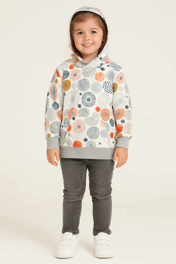 Windbreaker Pullover Hoodie - Blossom