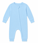 Blue - Zipper Romper