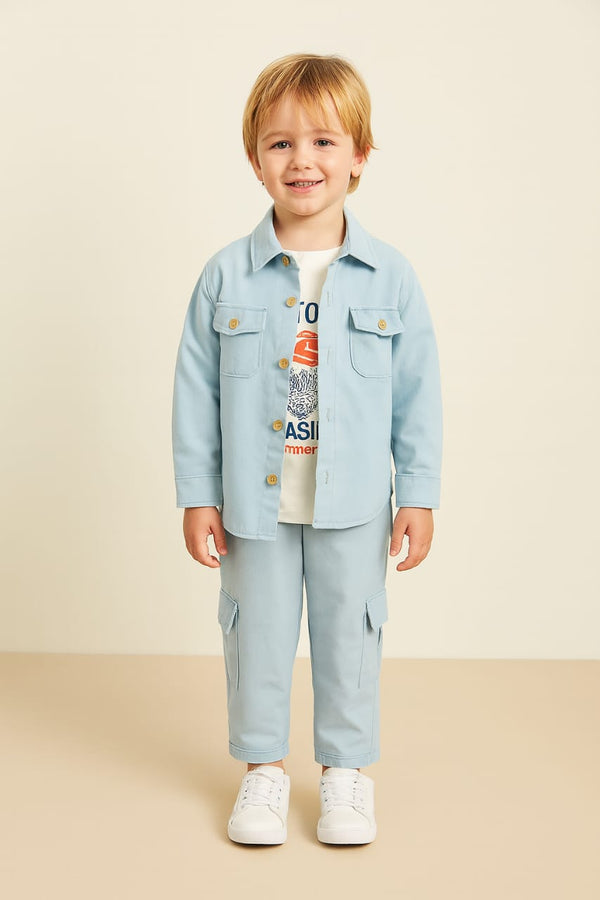 Ice Boys Winter Cord Set - 3 Pieces Suit