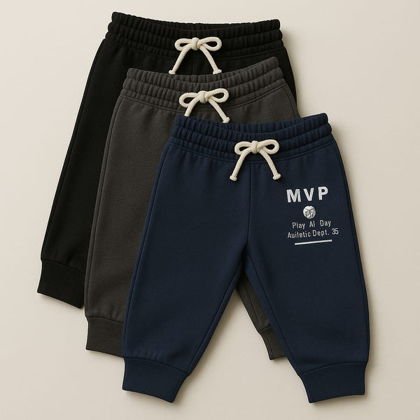 Boys Jogger Pants - Pack of 3