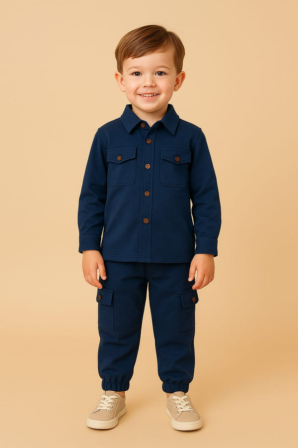Navy - Winter Safari Suit